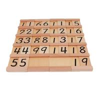 LLTCMYGS Matériel de mathématiques Montessori Tableaux pour Adolescents et dix, Matériel de mathématiques préscolaires pour Les Enfants