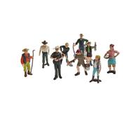 LLTCMYGS Modèle de Personnage Montessori, Enseignement des Langues, SIDA, Modèle de Personnage Miniature, Petites Statues
