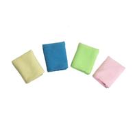 LLTCMYGS Montessile Mini Cleaning Cloth Aide à l'enseignement, Chiffon dépoussiérant Polaire Double Face (4 pièces)