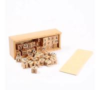 LLTCMYGS Montessori carré en Bois Enseignement des Langues SIDA, Enseignement sensoriel Blocs de Lettres auxiliaires