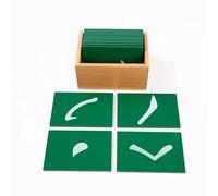 LLTCMYGS Montessori Chinois Caractère Trait Sable Caractère Board, Enfants Apprentissage des Langues Enseignement Jouet