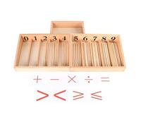 LLTCMYGS Montessori Spindle Box Enseignement des mathématiques SIDA, Mathématiques préscolaires Matériel d'apprentissage