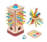 LLTCMYGS Montessori Stick Balance Game, Sticks Dice Game Math Jouets éducatifs,Small