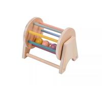 LLTCMYGS Montessori, Textile en Bois, Tambour Roulant, Jouets pour Enfants, Développement sensoriel préscolaire, Aides pédagogiques