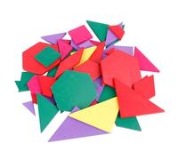 LLTCMYGS Planches de Formes géométriques Montessori, Ensemble de Blocs de Motifs en Bois colorés, Jouet éducatif de mathématiques pour Enfants,Geometric Shape Board