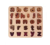LLTCMYGS Puzzle en Bois Montessori Alphabet et Chiffres, Jouets pour Le Développement Cognitif Précoce,Model c