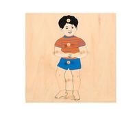 LLTCMYGS Puzzle Montessori Animaux et Plantes, Jouet d'Éducation Précoce et de Coordination Main-Œil,Boy