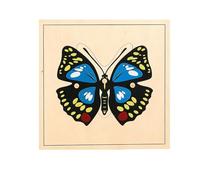 LLTCMYGS Puzzle Montessori Animaux et Plantes, Jouet d'Éducation Précoce et de Coordination Main-Œil,Butterfly