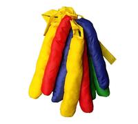 LLTCMYGS Sacs de Frappe colorés pour Enfants sur Une Corde (8M, 10 Sacs), Jouet de développement sensoriel et des compétences motrices globales