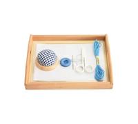 LLTCMYGS Set de Cartes de Couture Montessori, éléments Correspondants, Aides pédagogiques, matériels d'apprentissage des Langues.