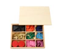 LLTCMYGS Symboles d'aide à l'enseignement des Langues Montessori, Symboles de Grammaire en Bois, matériel linguistique,Basic