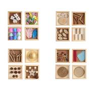 LLTCMYGS Tableau d'activités Montessori Mural DIY, développement sensoriel Complet pour Jeunes Enfants (4 pièces)