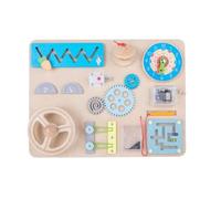 LLTCMYGS Tableau d'activités sensoriel en Bois Montessori, Jouet d'activité précoce pour bébé