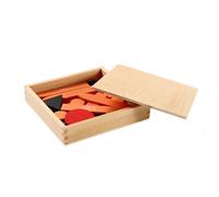 LLTCMYGS Tableau d'analyse de Lecture Montessori, Jouet en Bois pour Le langage et la Lecture pour Tout-Petits