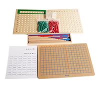 LLTCMYGS Tableau d'opération d'addition, de soustraction, de Multiplication et de Division, Aide à l'enseignement des mathématiques Montessori