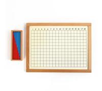 LLTCMYGS Tableaux Montessori de mathématiques pour Addition, soustraction, Multiplication et Division, matériel d'apprentissage arithmétique en Bois,Addition