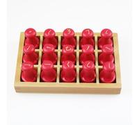 LLTCMYGS Tampons de Chiffres Montessori et tracés, tampons d'apprentissage des Chiffres, Fournitures pour Arts et Loisirs créatifs,Chinese Character Strokes