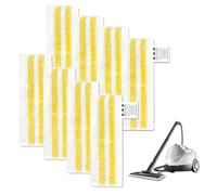 LLTLGF Lot de 8 Lingettes Universelles en Microfibre pour Rechanges Kärcher | Rechanges pour Balai Vapeur Kärcher Série EasyFix SC1, SC2, SC3, SC4, SC5, Accessoires de Sol de Haute Qualité
