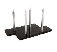 lluofeng Prop Nail Through Magic Prop (version acrylique) - Magie interactive pour réunions annuelles (blanc)