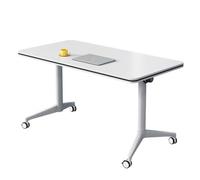 lluoqian Business Table de conférence Pliable avec roulettes - Bureau de Formation modulaire for réunions/Formations(120 * 50 * 75cm)