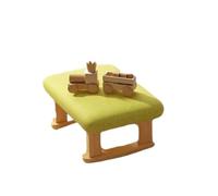 lluoqian Living Room Repose-Pieds de canapé Simple et élégant en Bois Massif, Tabouret à Langer for Chaussures de Salon(Blue)