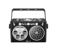 lluoqian lumières dj Projecteur stroboscopique 3 en 1 for scène - Bar KTV avec télécommande et activation sonore. Lumière d'ambiance décorative.