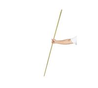 lluoqian Surprise Magique rétractable en Acier Inoxydable : Multi-Tailles et Couleurs, Accessoire de Tour de Magie for Adulte, en boîte(Gold,1.5m)