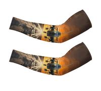 LLUTSNTH Manchons de refroidissement pour protéger le soleil des avions militaires contre les rayons UV, blanc, XL