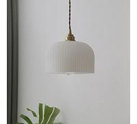 LLXDFUU 20 * 19 cm Simple tête simplicité Verre Clair Suspension Japonaise en Laiton Verre Chaud Suspendu plafonnier Robuste Durable intérieur Suspension lumière pour Bar café Restaurant hôtel Lustre