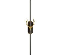 LLXDFUU Applique murale LED moderne en corne de cerf minimalisme 8 W appliques murales intérieures créatives en bois de cerf applique murale chaude 3000 K décor lampe de chevet pour salon chambre esca