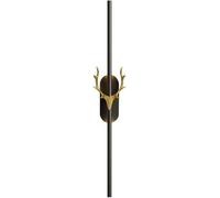 LLXDFUU Applique murale LED moderne en corne de cerf minimalisme 8 W appliques murales intérieures créatives en bois de cerf applique murale chaude 3000 K décor lampe de chevet pour salon chambre esca