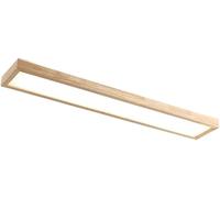 LLXDFUU Décoration de la maison Plafonnier Longue Bande LED Couloir Plafond Bande Lumineuse Rustique Bois Chambre Plafonnier Encastré Éclairage Linéaire Nordique Pour Cuisine Salle À Manger Salle De B