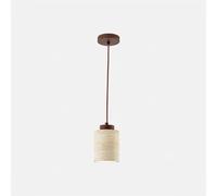 LLXDFUU Luminaires suspendus modernes Lampe à suspension en pierre Wabi Sabi Lumière réglable Lampe à suspension linéaire en pierre naturelle Lustre en marbre moderne Lampe suspendue rustique de ferme