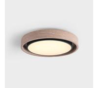 LLXDFUU Plafonnier en travertin Jaune Nordique du Milieu du siècle, plafonnier Moderne Semi-encastré, plafonnier en Pierre Naturelle, Ferme Vintage, Proche du plafonnier pour Cuisine, buanderie