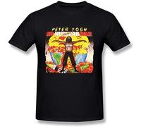 LlXlNG Men's Peter Tosh No Nuclear War T Shirt Black XL