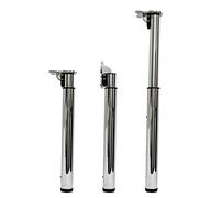 LLXNQ026 1 Pieds de Table télescopique,Pieds de Bar, Pieds de Meubles Réglables, Support Télescopique de Repliable | 50-130 cm | Pieds de Table de Levage Pliables(Size:90cm(35.4in))