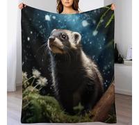 LLXXHH zibeline ou martre Plaid Polaire Canape Couverture - Jete De Canapé en Flannel, Doux Chaude, pour Le Voyage Lit, Fit All-Season 140×180cm