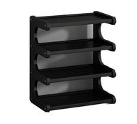 LLXYYD Porte-Tasses à café en Bois, étagère à 3 Niveaux, étagère de comptoir de Cuisine, pour Bars à thé et étagères de Rangement pour Condiments(Style C,59X20X51cm)