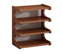 LLXYYD Porte-Tasses à café en Bois, étagère à 3 Niveaux, étagère de comptoir de Cuisine, pour Bars à thé et étagères de Rangement pour Condiments(Style B,59X20X51cm)