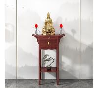 LLYLAFDC Buddha Shelf Statue Stand Table, Special Table Supplies Placement Counter,Buddhist Supplies Meditation Table for Home Decor Offering Rack(23.6 * 15.7 * 47.2in)