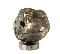 LLZCJXGS Lampe en verre Rock avec éclairage d'ambiance, 3 types de couleurs de lumière, veilleuse en cristal réglable, pour chambres à coucher, salons, jardins, terrasses(Style 1)