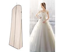 LLZJDDPLY Sac de Rangement for Robe de Mariée, Anti Poussière Housse de Robe de Mariée, avec Fermeture Éclair for Robes de Mariée, Robes de Soirée ou Manteaux Longs(B-200cm/79in)