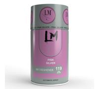 LM COSMETICS Recharge aérosol pour diffuseur Automatique 250 ML | Parfum d’Ambiance, neutralise Les odeurs | Compatible avec la Plupart des diffuseurs | Parfum désodorisant Maison (119 Pink Silver)