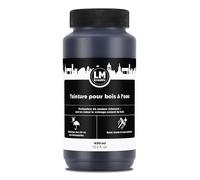 LM-Kreativ Teinture Bois 450 ml - Brun colonial foncé - Lasure à base d’eau pour intérieur, teinte intense pour meubles et bricolages, relook avec effet bois naturel, peinture escalier intérieur