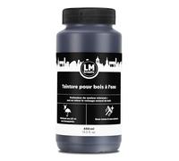 LM-Kreativ Teinture Bois 450 ml - Chêne foncé - Lasure à base d’eau pour intérieur, teinte intense pour meubles et bricolages, relook avec effet bois naturel, peinture escalier intérieur