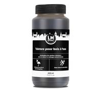 LM-Kreativ Teinture Bois 450 ml - Patine vieillie - Lasure à base d’eau pour intérieur, teinte intense pour meubles et bricolages, relook avec effet bois naturel, peinture escalier intérieur