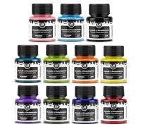 LM-Kreativ Vivid Vision Lot de 11 pots de peinture pour porcelaine 45 ml - Pastel Magie - Passe au lave-vaisselle Peinture verre et céramique pour tasses Peindre la porcelaine, projets créatifs sur