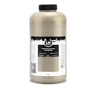LM Peinture Murale Métallique 2L - Platine - Éclat Métallique Époustouflant pour Intérieurs Élégants, Application Facile, À Base d'Eau, Idéale pour Projets Muraux Créatifs & DIY