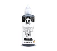 LM Window Color Contour pour fenêtre 80 ml - Noir - Peinture de fenêtre pour le bricolage et la peinture Décoration amovible pour chambre d'enfant, sur bouteilles, miroirs ou carrelages Peinture de