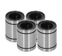 LM20UU Linear Motion Bearing | 20mm ID 32mm OD 42mm Width Bearing Steel | Low Noise & High Accuracy for 3D Printers/CNC Machines/Automation Equipment | 4Pcs Set